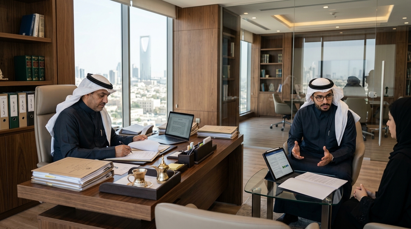 وش الفرق بين المحامي والمستشار القانوني في السعودية؟